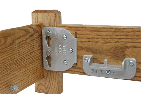 metal brackets for wood slats|sleigh bed corner bracket.